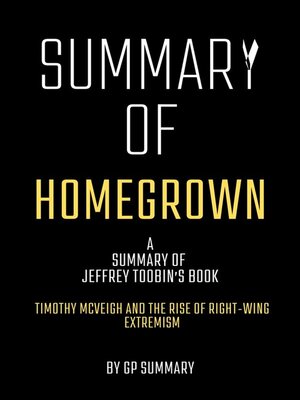 cover image of Summary of Homegrown by Jeffrey Toobin
